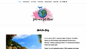 What Jenonajetplane.com website looked like in 2021 (3 years ago)