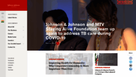What Jnj.in website looked like in 2021 (3 years ago)