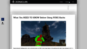 What Joinaclan.com website looked like in 2021 (3 years ago)