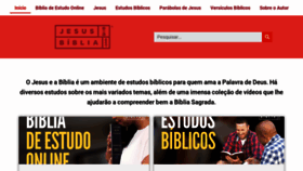 What Jesuseabiblia.com website looked like in 2021 (3 years ago)
