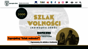 What Jastrzebie.pl website looked like in 2021 (3 years ago)