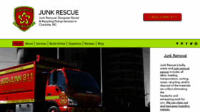 What Junkrescue.com website looked like in 2021 (3 years ago)