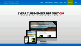 What Joomlage.com website looked like in 2021 (3 years ago)