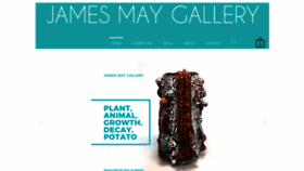 What Jamesmaygallery.com website looked like in 2021 (3 years ago)