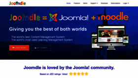 What Joomdle.com website looked like in 2021 (3 years ago)