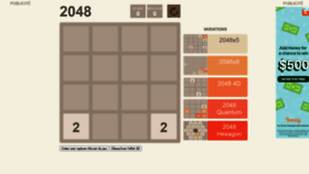 What Jeu2048.fr website looked like in 2021 (3 years ago)