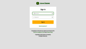 What Jdquote2.deere.com website looked like in 2021 (3 years ago)