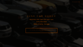 What Junkcardaddy.com website looked like in 2021 (3 years ago)