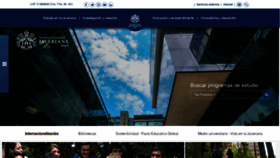 What Javeriana.edu.co website looked like in 2021 (3 years ago)