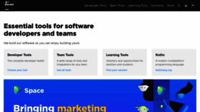 What Jetbrains.com website looked like in 2021 (3 years ago)