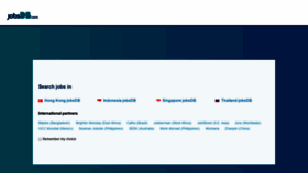 What Jobsdb.com website looked like in 2021 (4 years ago)
