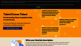 What Jobvite.com website looked like in 2021 (3 years ago)