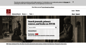What Jstor.org website looked like in 2021 (3 years ago)