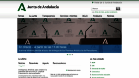 What Juntadeandalucia.es website looked like in 2021 (3 years ago)