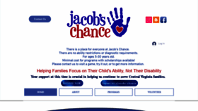 What Jacobschance.org website looked like in 2021 (3 years ago)