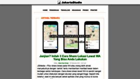 What Jakartastudio.com website looked like in 2021 (3 years ago)