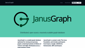 What Janusgraph.org website looked like in 2021 (3 years ago)