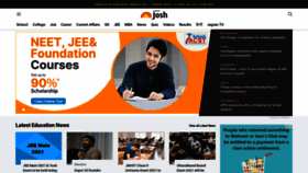 What Jagranjosh.com website looked like in 2021 (3 years ago)