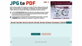 What Jpg2pdf.com website looked like in 2021 (3 years ago)