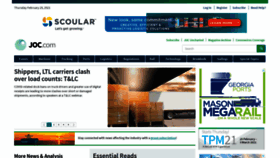 What Joc.com website looked like in 2021 (4 years ago)