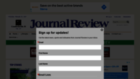 What Journalreview.com website looked like in 2021 (3 years ago)