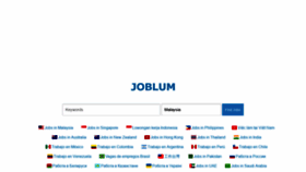 What Joblum.com website looked like in 2021 (3 years ago)
