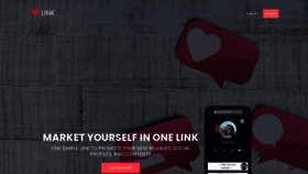 What Joy.link website looked like in 2021 (3 years ago)