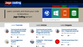 What Jagocoding.com website looked like in 2021 (3 years ago)