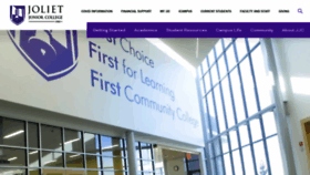 What Jjc.edu website looked like in 2021 (4 years ago)