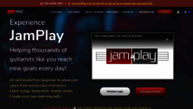 What Jamplay.com website looked like in 2021 (3 years ago)