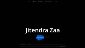 What Jitendrazaa.com website looked like in 2021 (3 years ago)