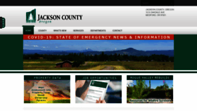What Jacksoncountyor.org website looked like in 2021 (3 years ago)