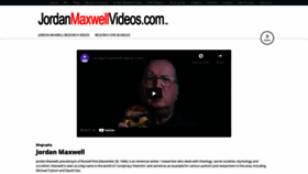 What Jordanmaxwellvideos.com website looked like in 2021 (3 years ago)