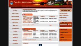 What Jktenders.gov.in website looked like in 2021 (3 years ago)