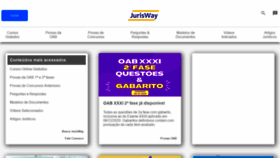 What Jurisway.org.br website looked like in 2021 (4 years ago)