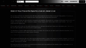 What Jokerlivestream.com website looked like in 2021 (3 years ago)