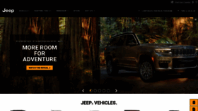 What Jeep.com.au website looked like in 2021 (3 years ago)