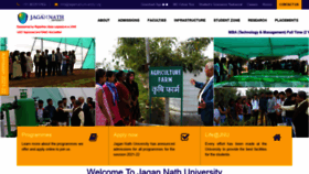 What Jagannathuniversity.org website looked like in 2021 (3 years ago)