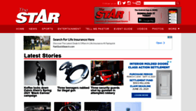 What Jamaica-star.com website looked like in 2021 (3 years ago)