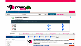 What Jobwebzambia.com website looked like in 2021 (3 years ago)