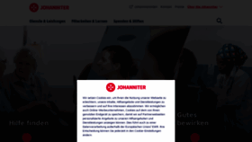 What Johanniter.de website looked like in 2021 (3 years ago)