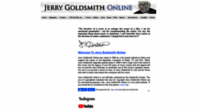 What Jerrygoldsmithonline.com website looked like in 2021 (3 years ago)
