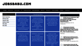 What Jobsbabu.com website looked like in 2021 (5 years ago)