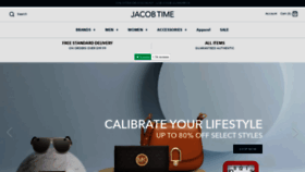 What Jacobtime.com website looked like in 2021 (3 years ago)
