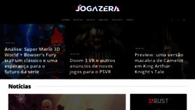 What Jogazera.com.br website looked like in 2021 (3 years ago)