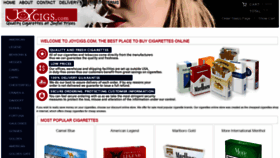 What Joycigs.com website looked like in 2021 (3 years ago)