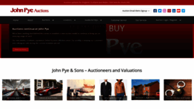 What Johnpye.co.uk website looked like in 2021 (3 years ago)