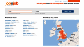 What Jobisjob.co.uk website looked like in 2021 (3 years ago)