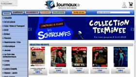 What Journaux.fr website looked like in 2021 (3 years ago)