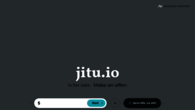 What Jitu.io website looked like in 2021 (3 years ago)